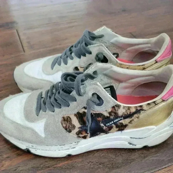 Golden Goose Runners 39 cheetah gold